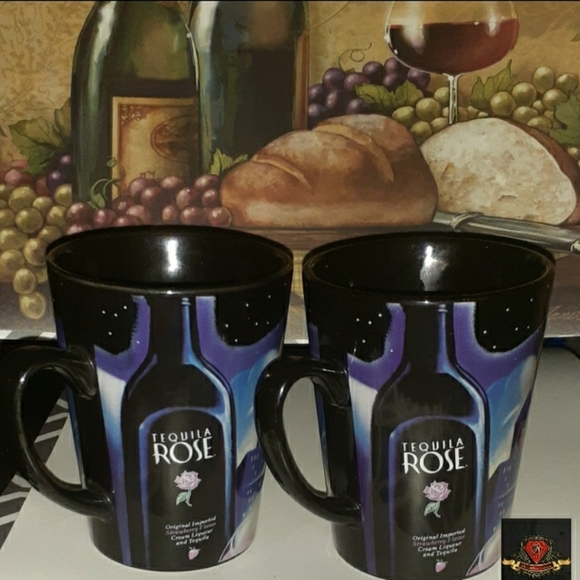 2 TEQUILA ROSE STRAWBERRY DAIQUIRI MUGS - Picture 1 of 3